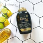 شامپو آبرسان و آنتی فریز ogx مدل kukui oil