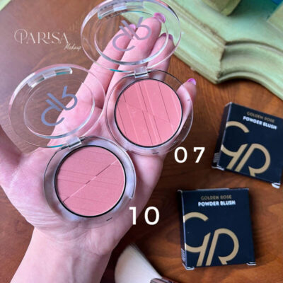 رژگونه پودری گلدن رز مدل Powder blush