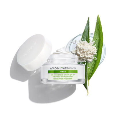 کرم روز پوست چرب آون AVON سری nutra effects مدل matte(SPF 20)