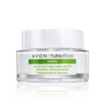 کرم روز پوست چرب اون AVON سری nutra effects مدل matte(SPF 20)