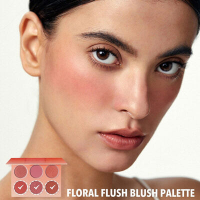 پالت رژگونه شش رنگ شیگلم SHEGLAM مدل Floral Flush