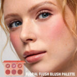 پالت رژگونه شش رنگ شیگلم SHEGLAM مدل Floral Flush