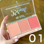 پالت رژگونه 3 رنگ Only Beauty(ES1531)