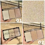 پالت هایلایتر سه رنگ Mini Queen