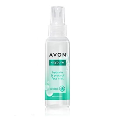 اسپری اکسیژن رسان اون Avon سری oxypure مدل hydrate & protect face mist