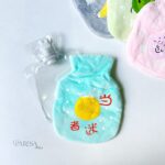 کیسه آب گرم دولایه میوه ای طرح لیمو(رنگ سبزآبی)