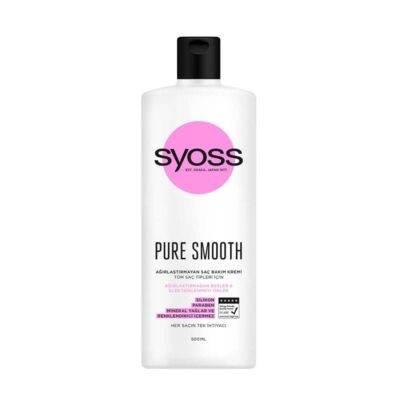 نرم کننده مو سایوس Syoss مدل Pure Smooth مناسب انواع مو