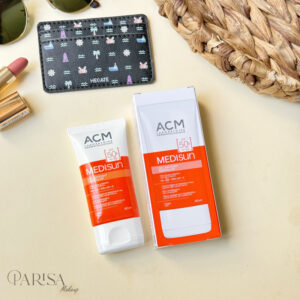 ضدآفتاب +SPF 50 بی رنگ ACM مدل MEDIsun Gel Matifiant