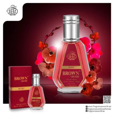 عطر فراگرنس ورلد مدل Brown Orchid Ruby