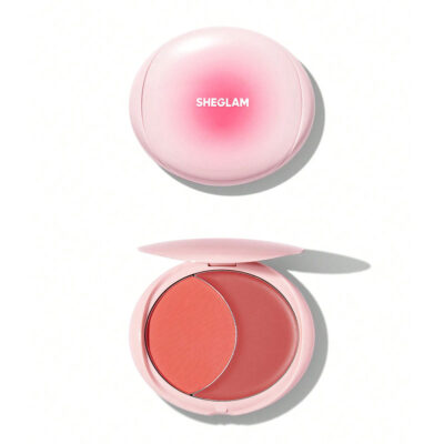 پالت رژگونه کرمی شیگلم SHEGLAM مدل Cheek to Cheek Duo رنگ Cherry Sorbet