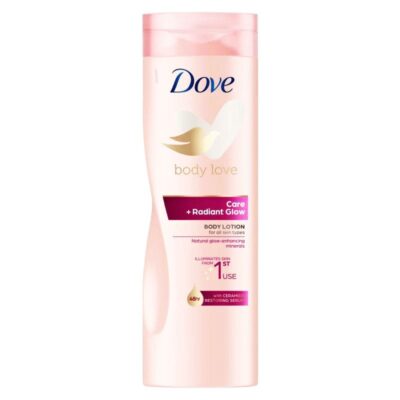 لوسیون بدن داو Dove مدل Care + Radiant Glow( 400 میل)