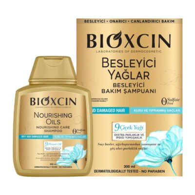 شامپو ضدریزش موی خشک و آسیب دیده بیوکسین BIOXCIN مدل Nourishing Oils(300 میل)