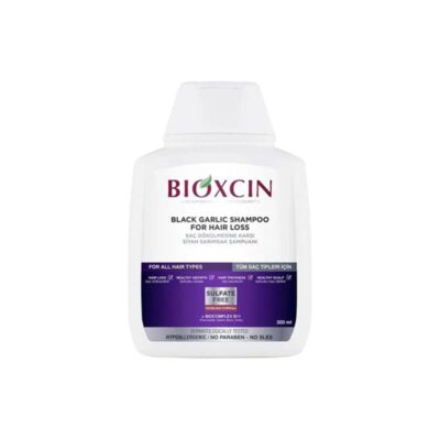 شامپو گیاهی ضد ریزش مو حاوی سیر سیاه بیوکسین BIOXCIN(300 میل)