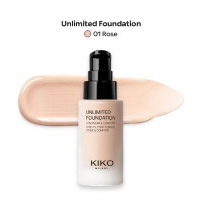 کرم پودر کیکو میلانو KIKO MILANO مدل Unlimited Foundation رنگ 01 Rose