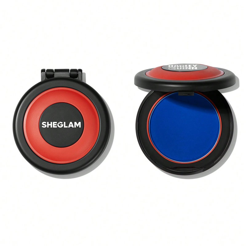 پودر رنگ موی موقت کالکشن هارلی کویین شیگلم SHEGLAM رنگ Chaos Blue