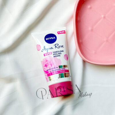 ماسک پیلینگ و اسکراب صورت نیوآ NIVEA مدل Aqua Rose