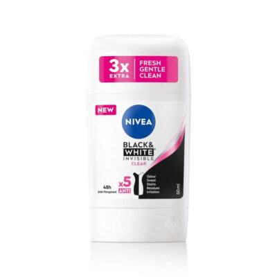 مام صابونی ضدتعریق نیوآ NIVEA مدل BLACK & WHITE CLEAR