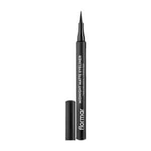 خط چشم مشکی ماژیکی مات فلورمار flormar مدل Midnight Matte کد 001(تستر)