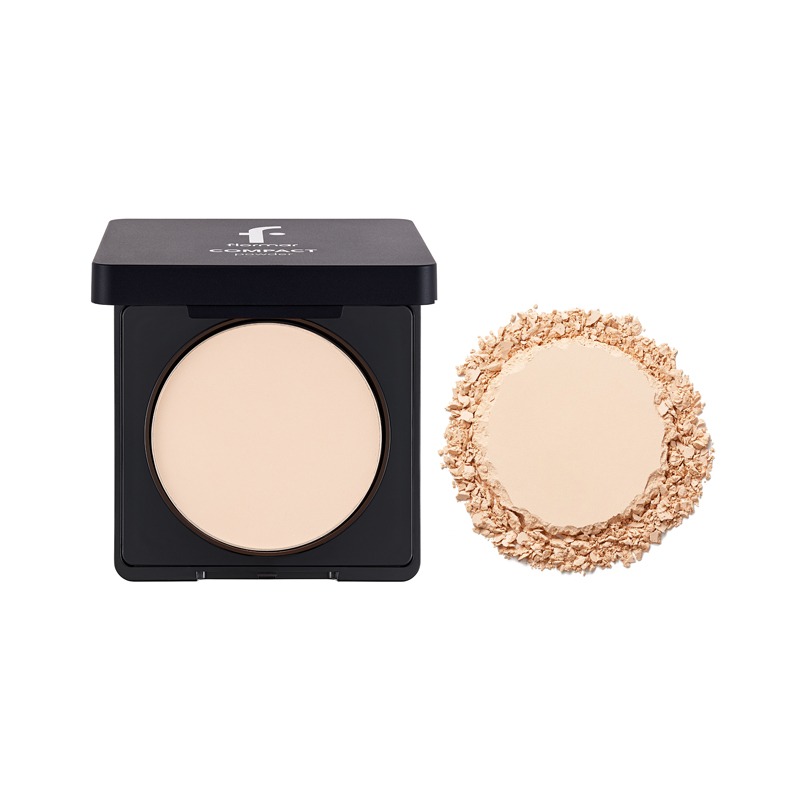 پنکیک دوکاره فلورمار رنگ Light Porcelain Beige(کد 095)