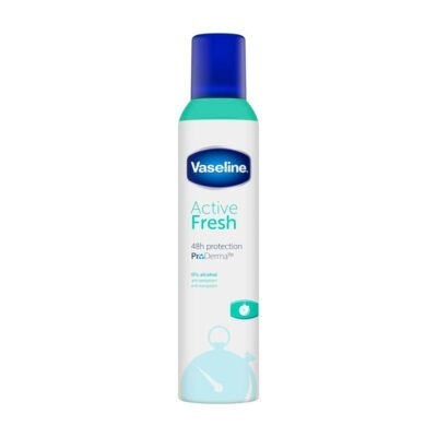 اسپری ضد تعریق 48 ساعته زنانه وازلین Vaseline مدل Active Fresh(250 میل)