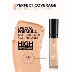 کانسیلر فلورمار flormar مدل Perfect Coverage کد 030(رنگ Light)