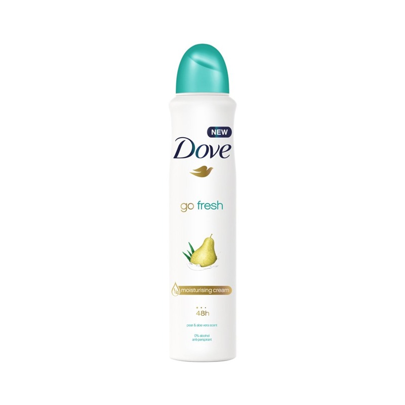 اسپری بدن داو مدل گلابی و آلوئه ورا Go Fresh(250 میل)