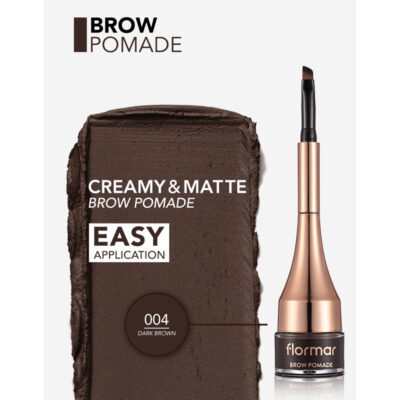 پماد ابرو فلومار flormar مدل Brow Pomade کد 004(رنگ Dark Brown)