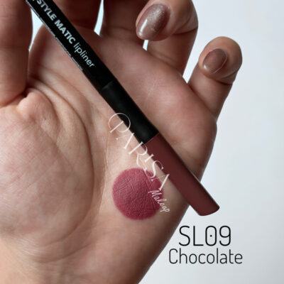 مداد لب پیچی فلورمار flormar مدل Style Matic Lipliner کد SL09(رنگ Chocolate)