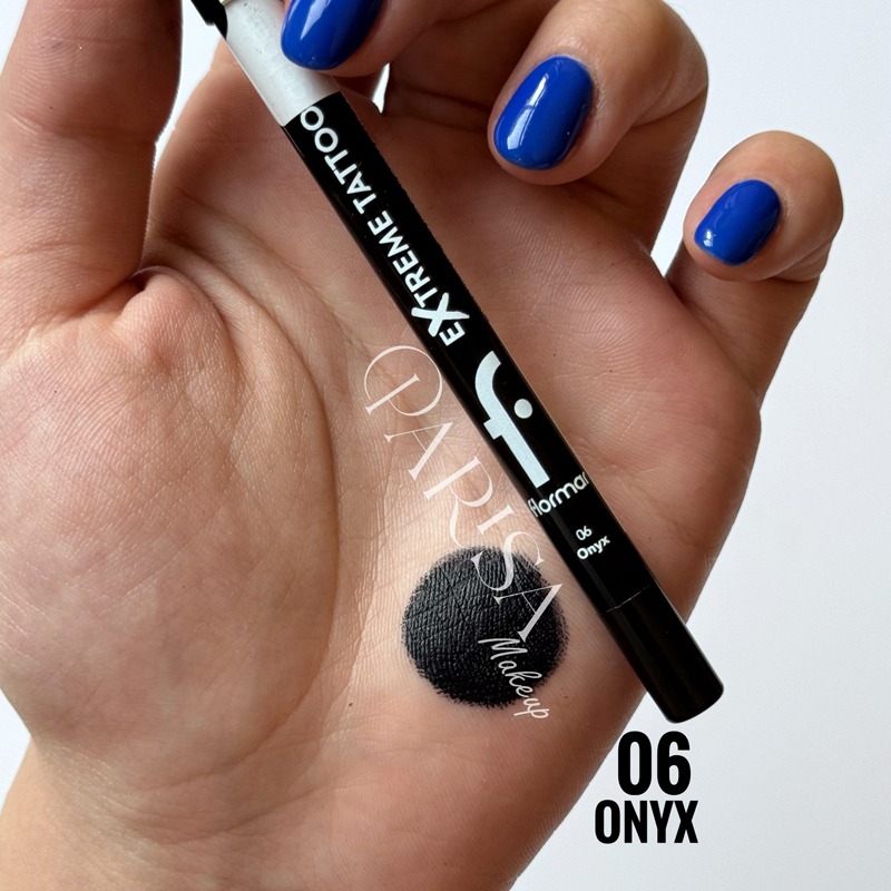 مداد چشم ژلی فلورمار flormar مدل Extreme Tattoo Gel Pencil کد 006(رنگ Onyx)
