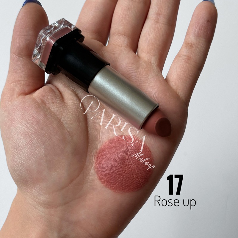 رژلب مات مخملی فلورمار مدل HD Weightless Matte کد 017(رنگ Rose Up)