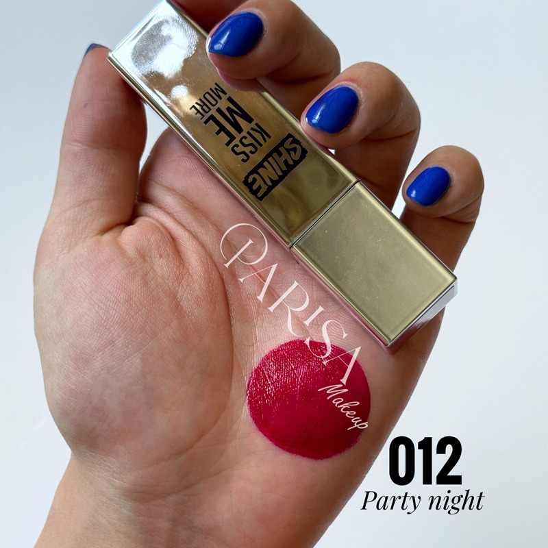 رژلب مایع شاین فلورمار flormar مدل Kiss Me More SHINE کد 012(رنگ Party Night)