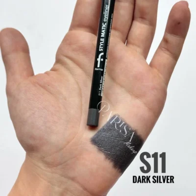 مداد چشم پیچی فلورمار flormar مدل Style Matic Eyeliner کد S11(رنگ Dark Silver)