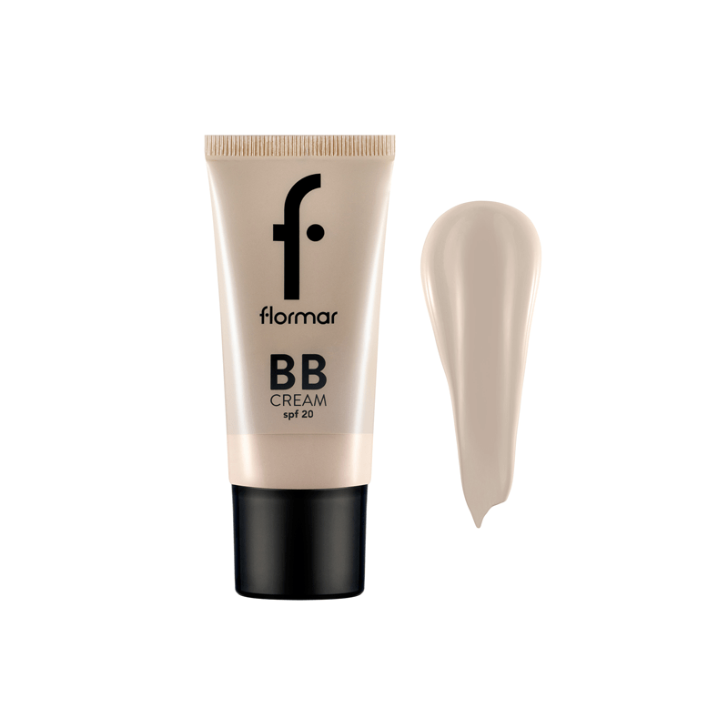 BB کرم SPF20 فلورمار flormar کد 001(رنگ Fair)