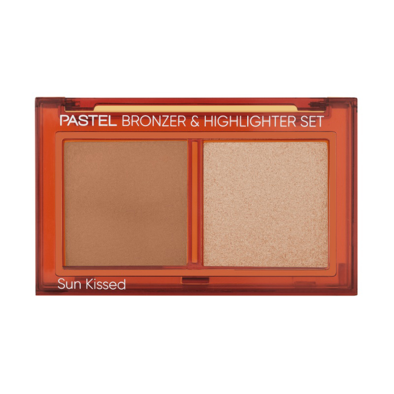 پالت برانزر و هایلایتر پاستل پرو فشن PASTEL PRO FASHION مدل Sun Kissed کد 01