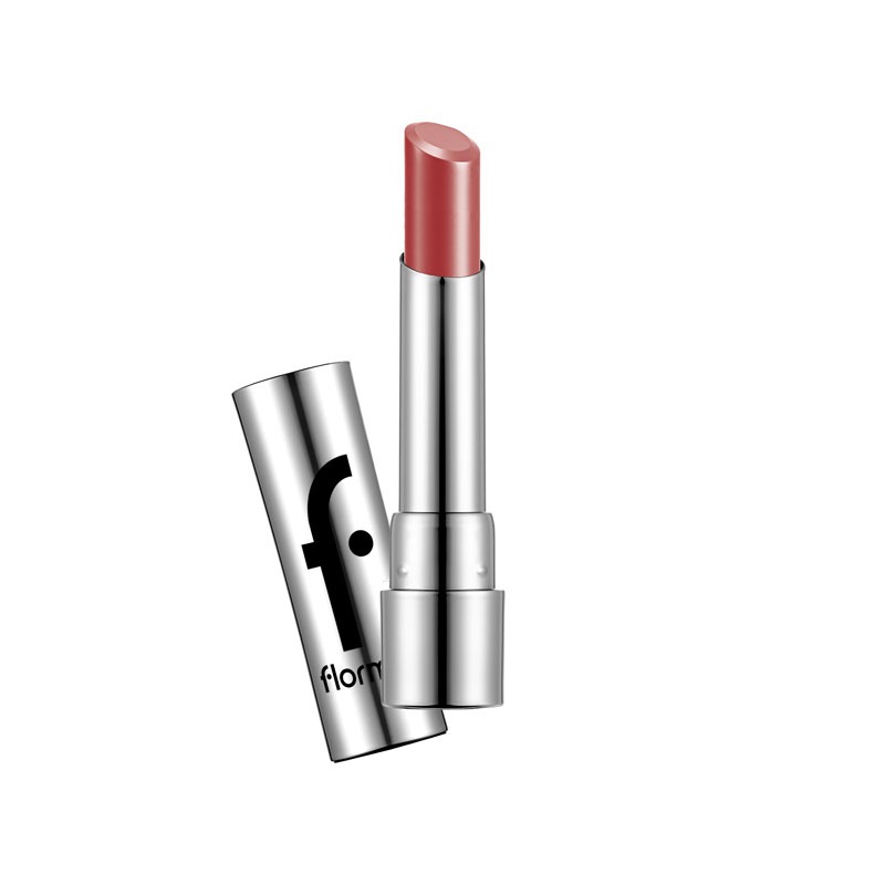 رژلب جامد براق فلورمار مدل Sheer Up کد 004 (رنگ Warm Peach)