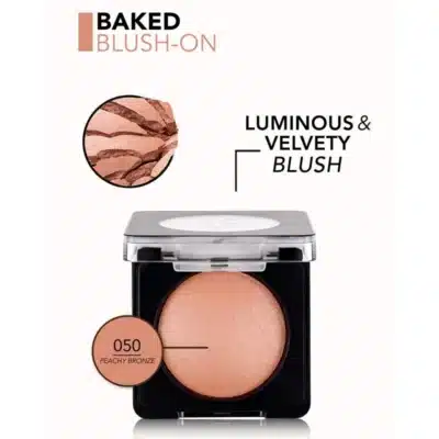 رژگونه فلورمار flormar مدل Baked Blush-On کد 050(رنگ Peachy Bronze)