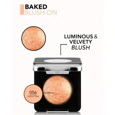 رژگونه فلورمار flormar مدل Baked Blush-On کد 056(رنگ Peachy Pink)