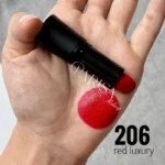 رژلب جامد مات فلورمار Flormar مدل Supermatte کد 206(رنگ Red Luxury)