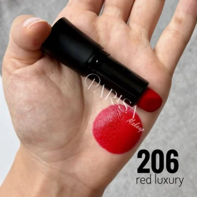 رژلب جامد مات فلورمار Flormar مدل Supermatte کد 206(رنگ Red Luxury)