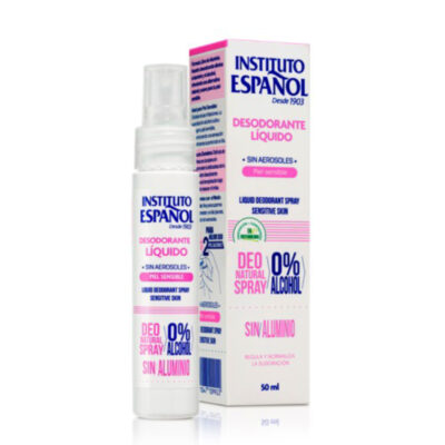 اسپری دئودورانت مایع پوست حساس اسپانول Instituto Espanol مدل Sensitive Skin(50 میل)