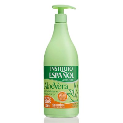 لوسیون بدن آلوئه ورا 100% طبیعی اسپانول Instituto Espanol(950 میل)