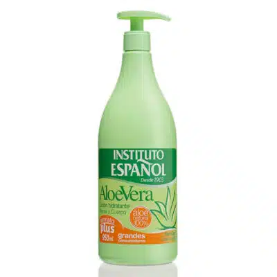 لوسیون بدن آلوئه ورا 100% طبیعی اسپانول Instituto Espanol(950 میل)