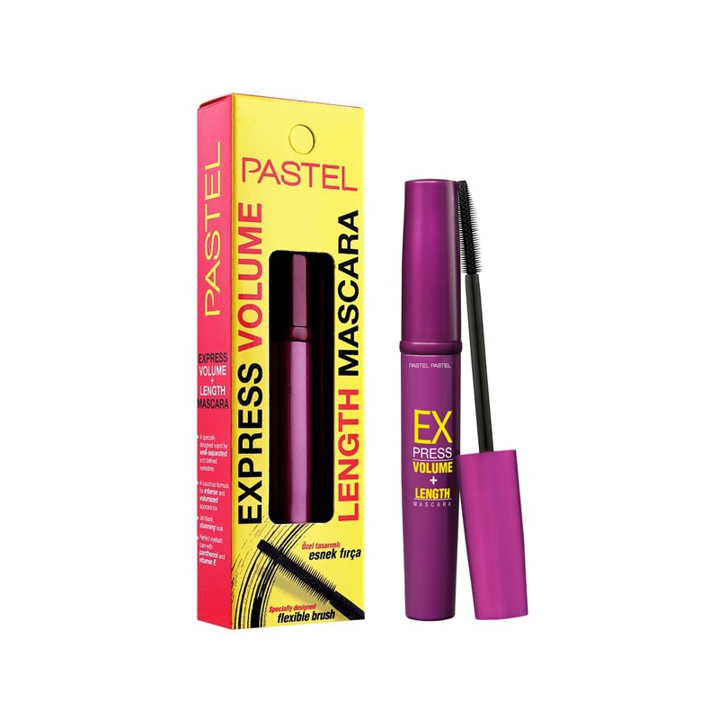 ریمل بلند کننده و حجم دهنده پاستل PASTEL مدل Express Volume & Length