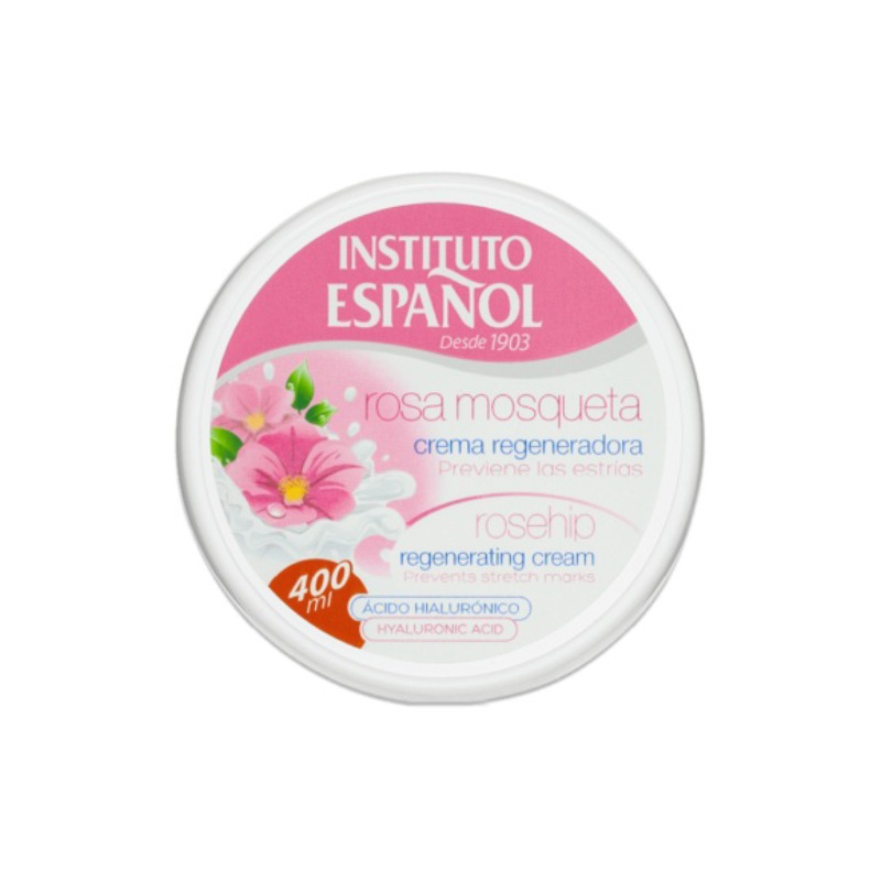 کرم کاسه ای بازسازی کننده دست و بدن گل رز اسپانول Instituto Espanol مدل Rosa Mosqueta(400 میل)