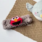 تل حوله ای مدل عروسکی رنگ موشی