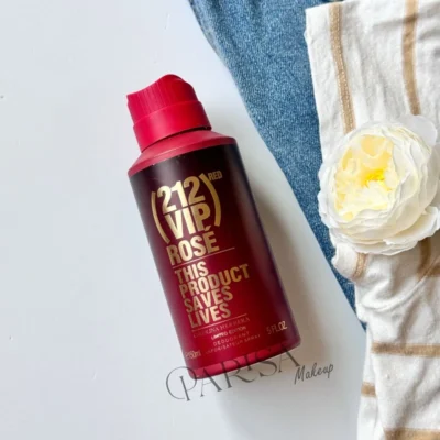بادی میست عطری زنانه مدل Carolina Herrera 212 VIP Rose Red