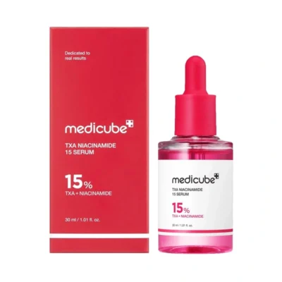 سرم روشن کننده و ضد لک ترانگزامیک اسید و نیاسینامید 15% مدی کیوب Medicube(30 میل)