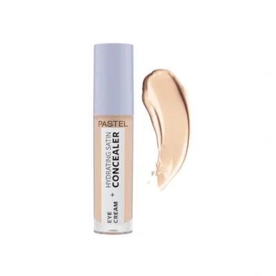 کانسیلر درمانی پاستل PASTEL حاوی کرم دور چشم مدل Hydrating Satin Concealer کد 61