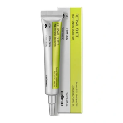 کرم سفت کننده و قابض منافذ پوست رتینول سلیمکس Celimax مدل Retinol Shot Tightening Booster(15 میل)