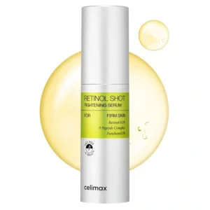 سرم سفت کننده و قابض منافذ پوست رتینول سلیمکس Celimax مدل Retinol Shot Tightening Serum(30 میل)